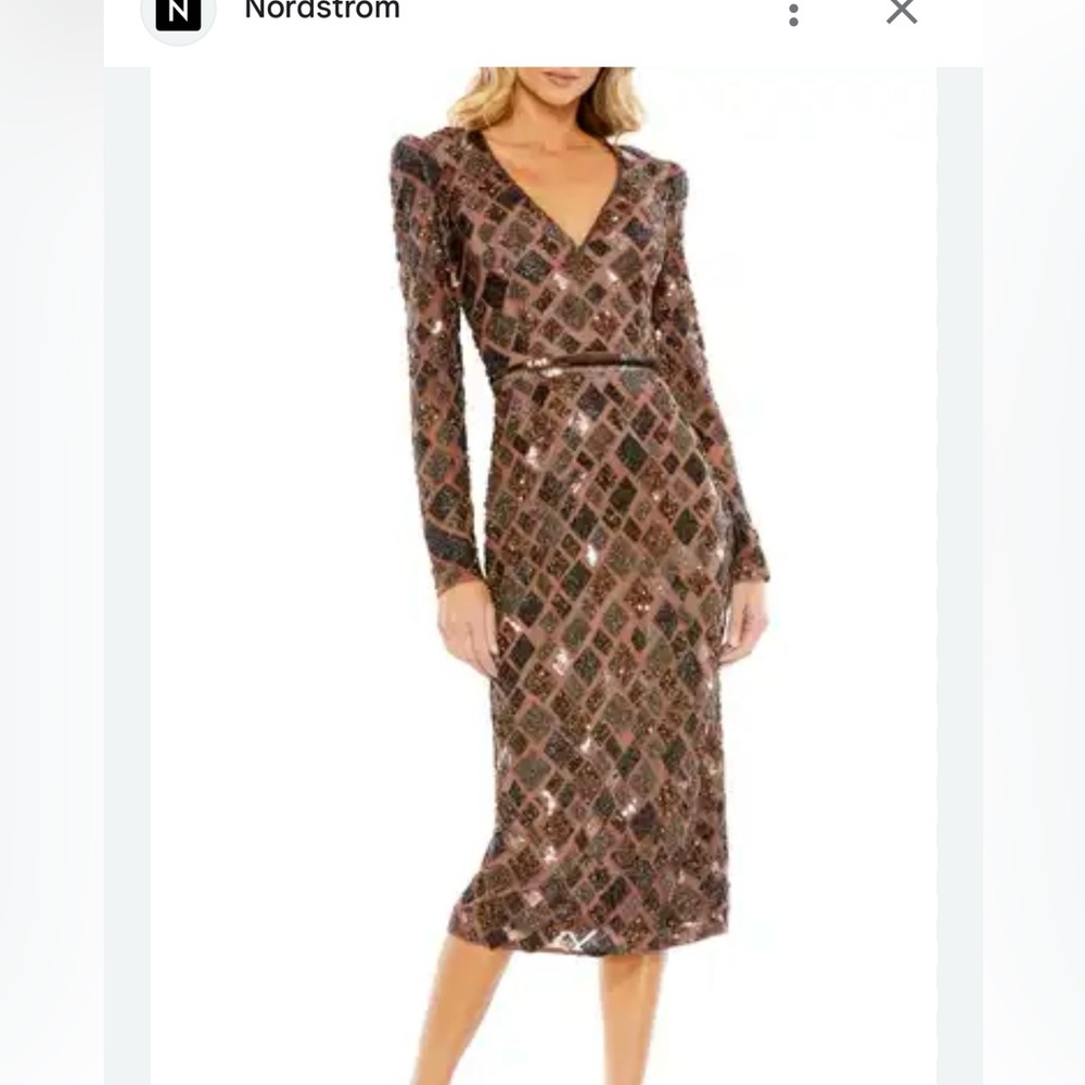 Brand new Mac Duggal outfit